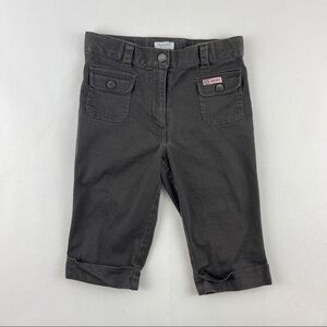 Alphabet Creation Shorts Girls 10 A Brown Houndstooth Pockets
